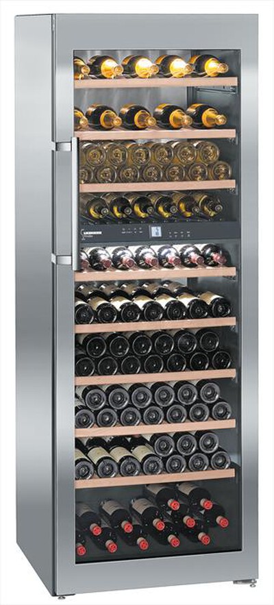 LIEBHERR - Cantinetta WTES 5972-22 Classe G 211 bottiglie-Acciaio satinato