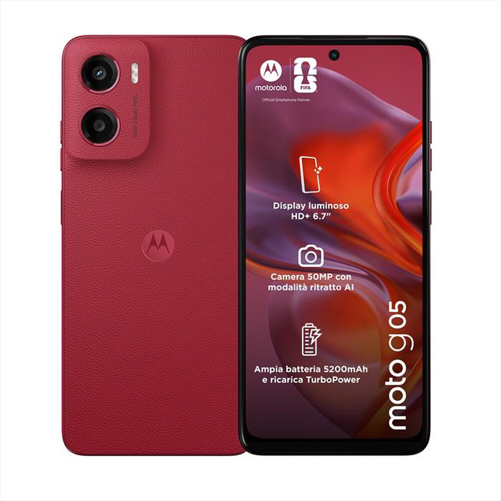 Immagine del prodotto MOTOROLA - Smartphone MOTO G05 4/256GB-Plum Red
