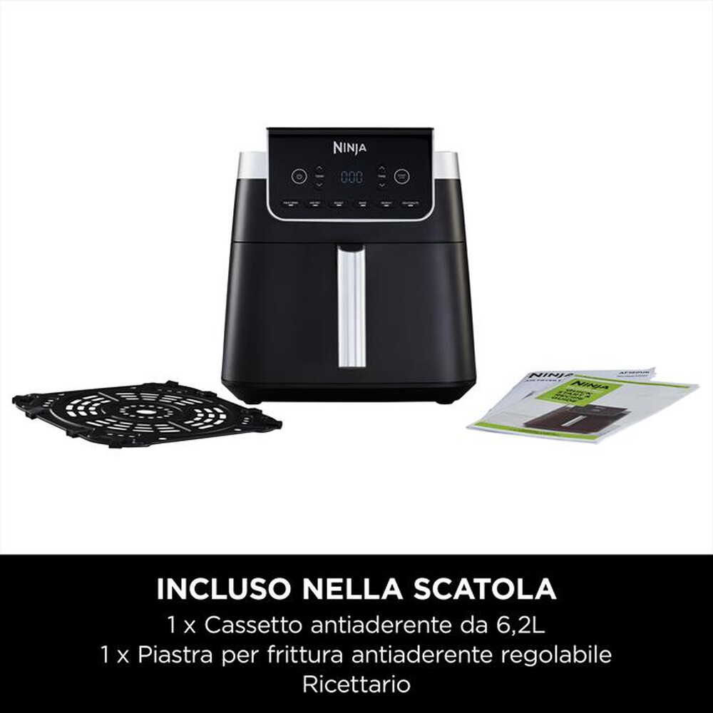 "NINJA - Friggitrice ad aria MAX DA 6,2 L AF180EU-Nero"
