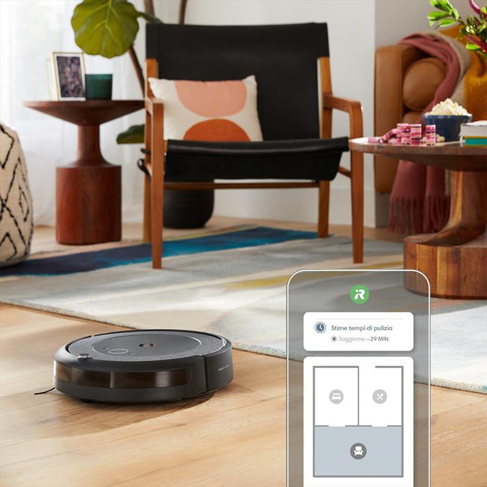 "iROBOT - Aspirapolvere robot ROOMBA I5158-Grigio"