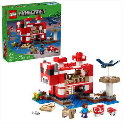 LEGO - MINECRAFT La casa del Mooshroom - 21270-Multicolore