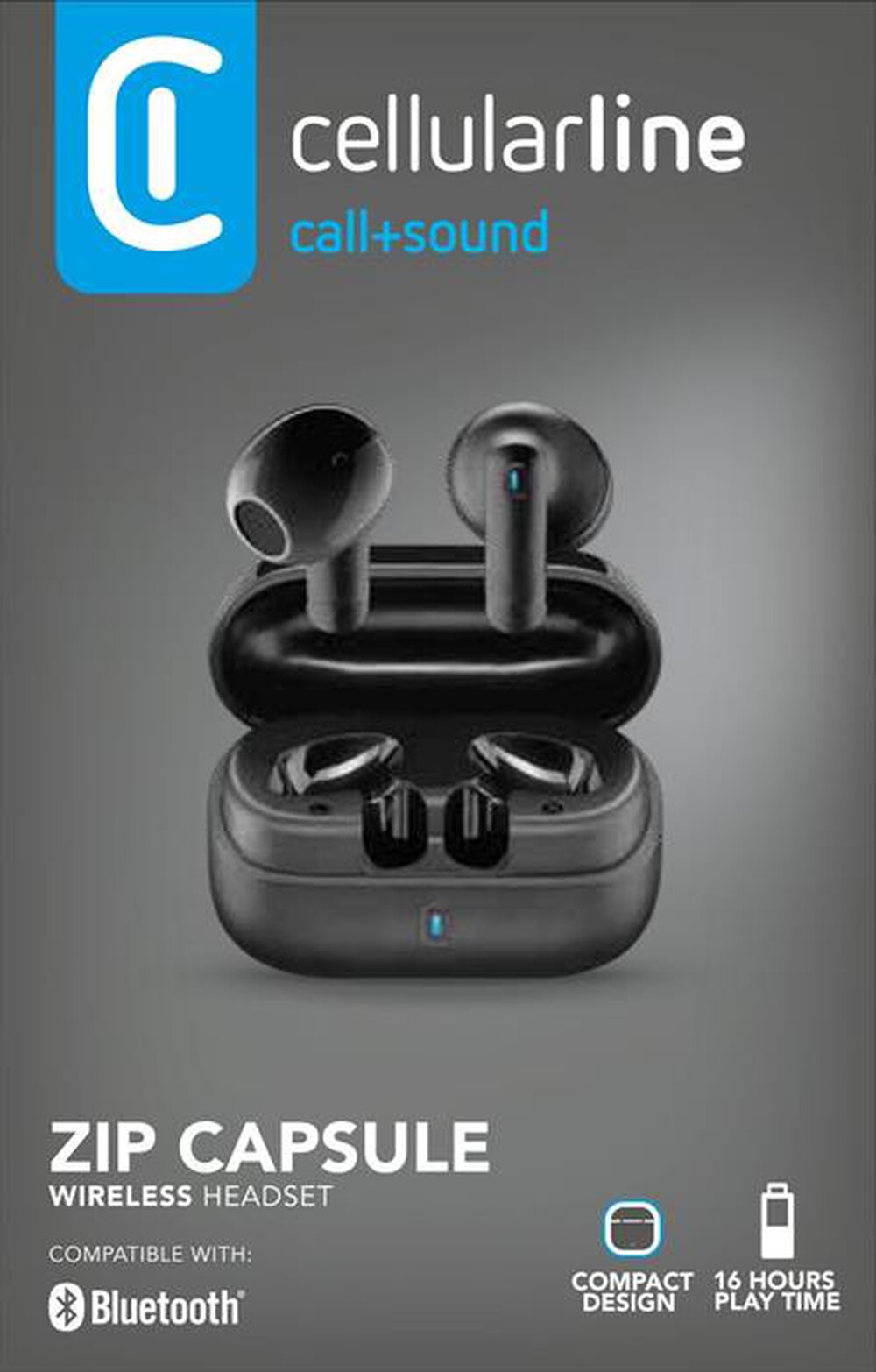 Immagine del prodotto CELLULARLINE - AURICOLARI WEAVY BLUETOOTH TRUE WIRELESS-Nero