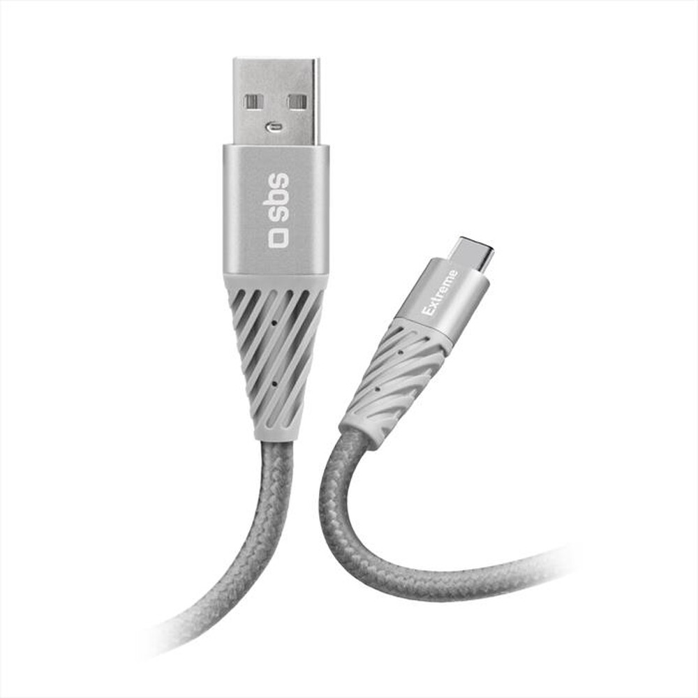 "SBS - Cavo Extreme 1,5 mt TECABLEUNRETCK-Grigio"