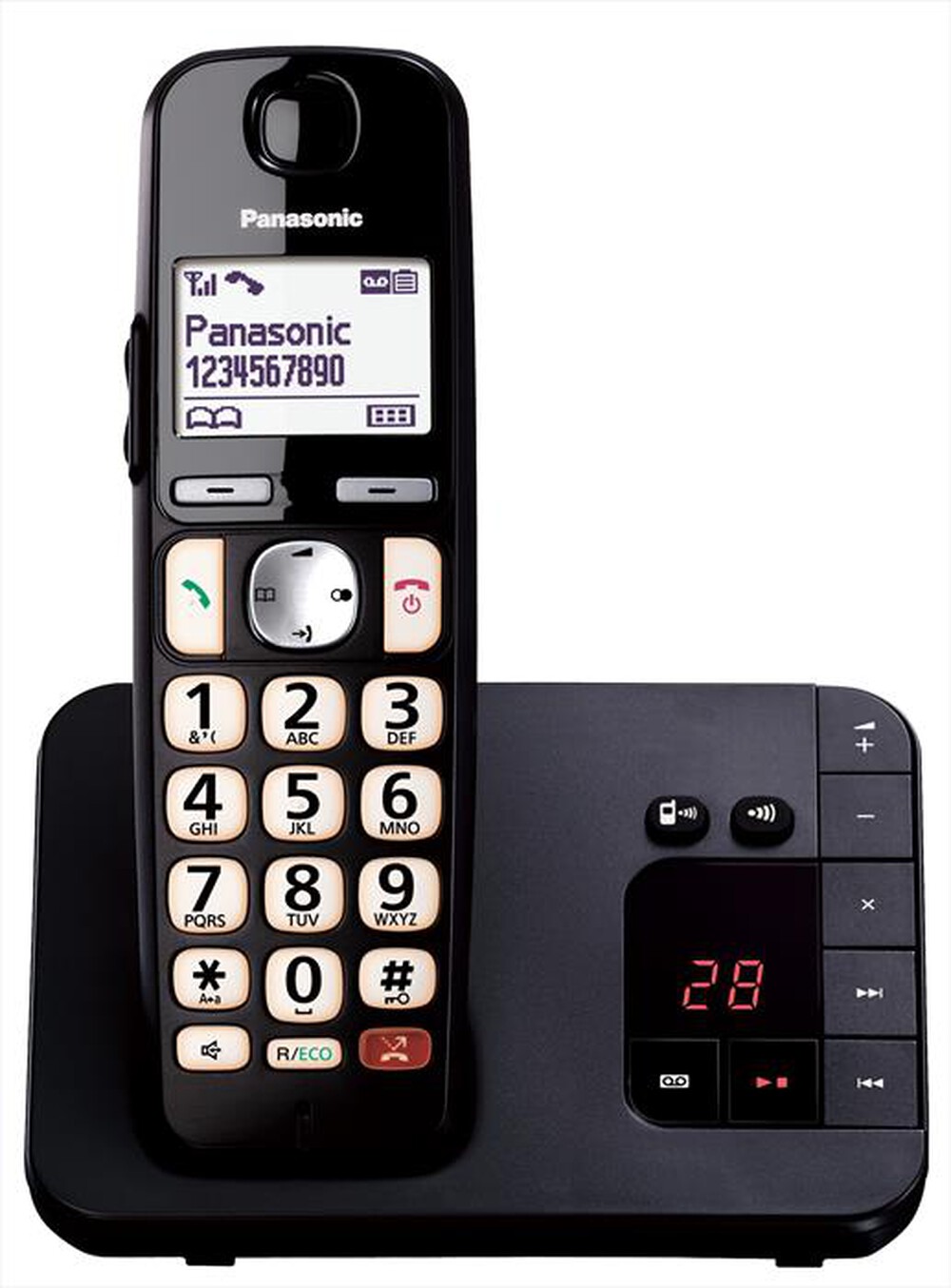 "PANASONIC - KX-TGE260JTB-NERO"