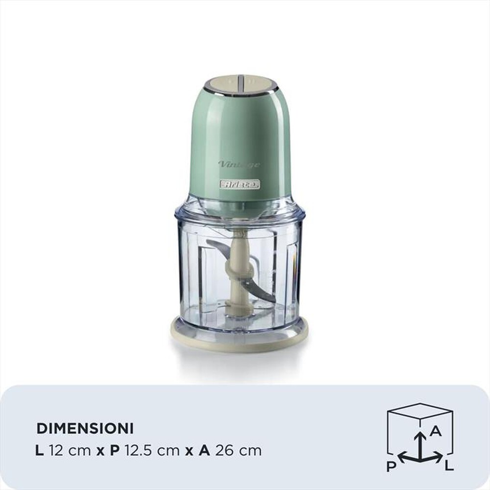 Immagine del prodotto ARIETE - 0438 Vintage Tritatutto Elettrico 400W-verde