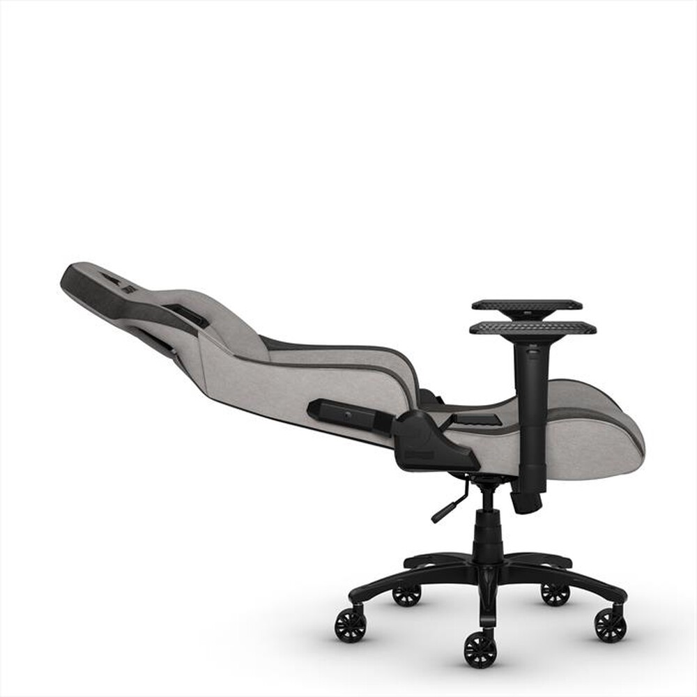 "CORSAIR - Sedia gaming CORSAIR T3 RUSH, Fabric-Grigio carbone"