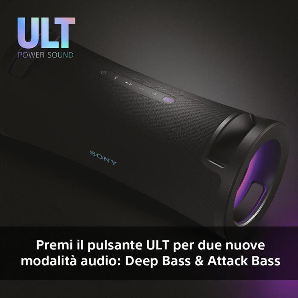 Immagine del prodotto SONY - Speaker portatile wireless SRSULT70B.EU8-nero