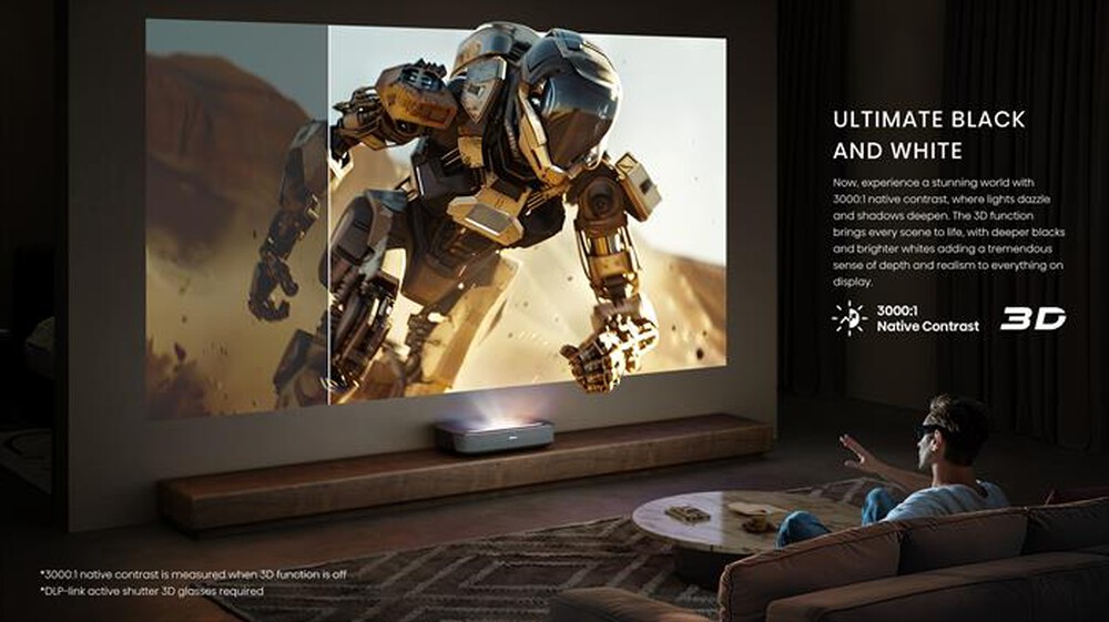 Immagine del prodotto HISENSE - Videoproiettore PL2-Metallo - Grigio Carbone