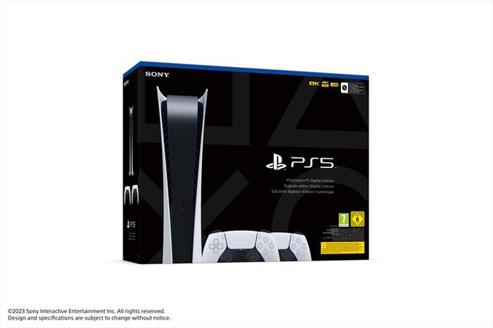 "SONY COMPUTER - PS5 DIGITAL C + DUALSENSE WHITE"