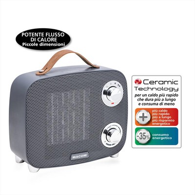 MACOM - Termoventilatore MINIMAX-grigio