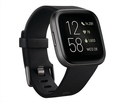 FITBIT - VERSA 2-Nero/Alluminio carbone