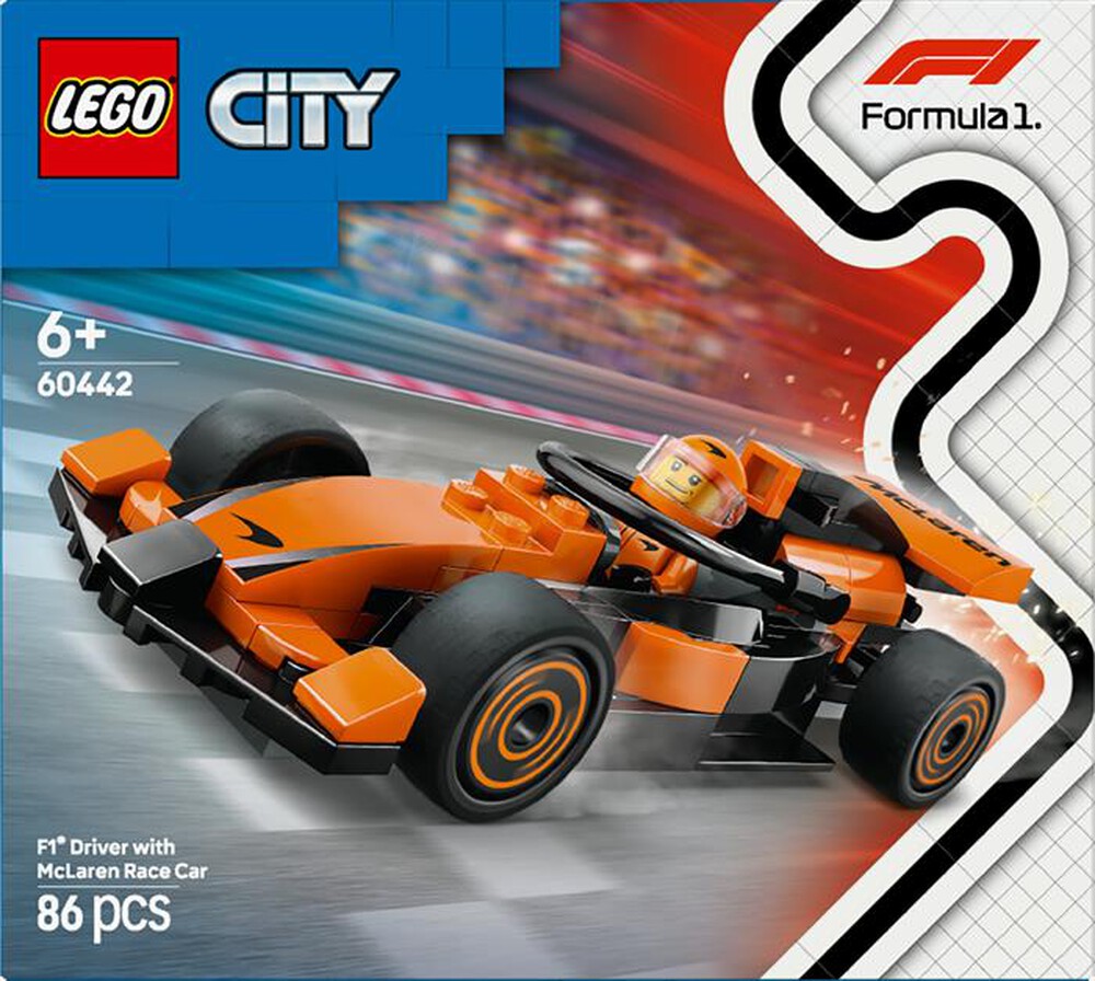 Immagine del prodotto LEGO - CITY FORMULA 1 Pilota e monoposto McLaren F1 60442