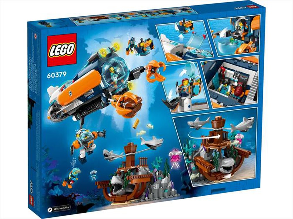 Immagine del prodotto LEGO - CITY Sottomarino per esplorazioni abissali - 60379