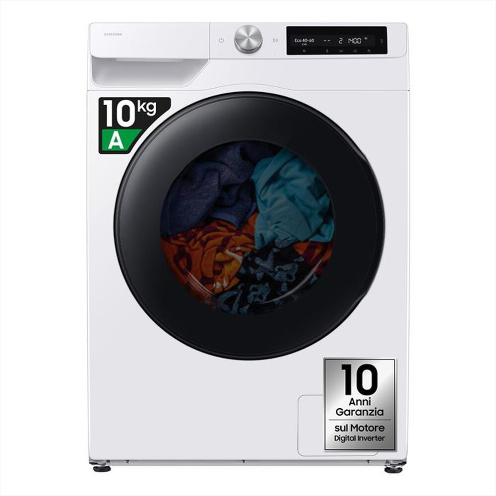 Immagine del prodotto SAMSUNG - Lavasciuga AI 10Kg/6Kg WD10HG6U94BEU3 Classe A/D-Bianco