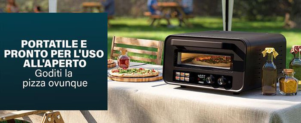 Immagine del prodotto PRINCESS - 112780 - FORNO PER PIZZA PRO MAX-Nero / Metallo