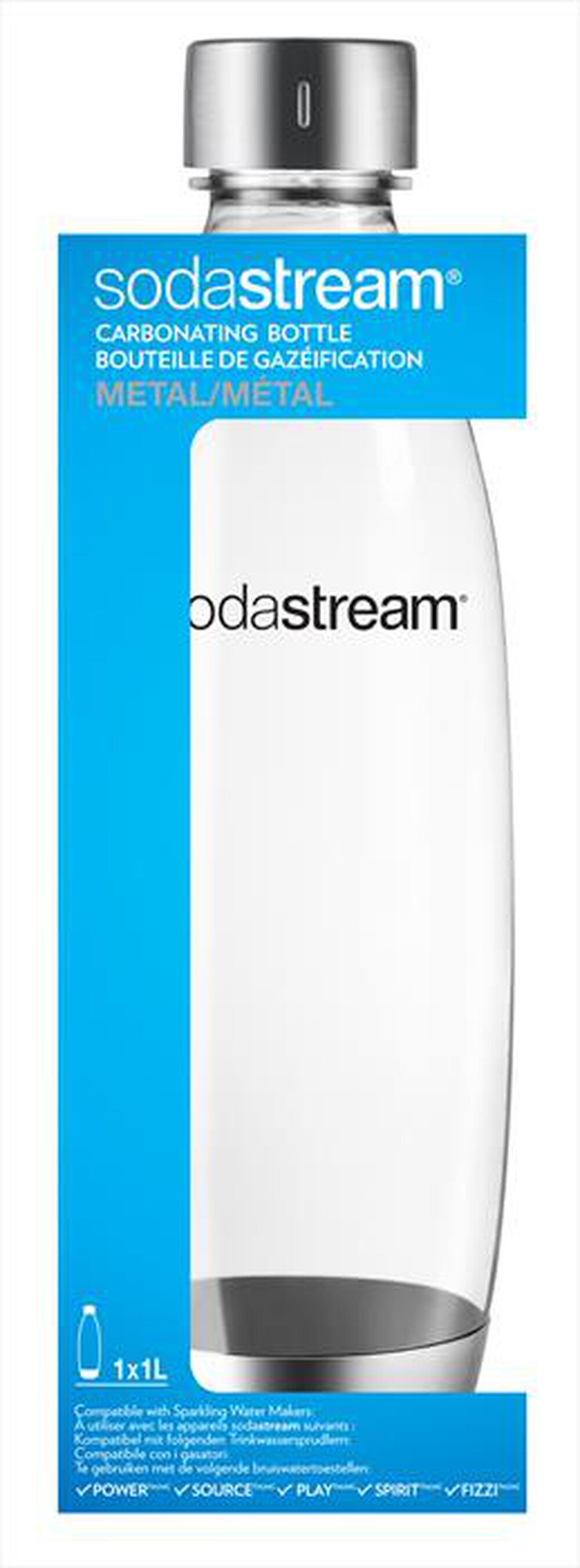 Immagine del prodotto SODASTREAM - Bottiglia Fuse Metal