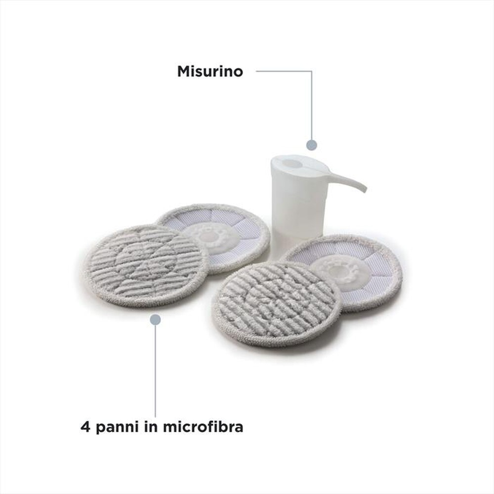 Immagine del prodotto ARIETE - Scopa a vapore con panni 4178 DUAL STEAM SCRUB-Blu