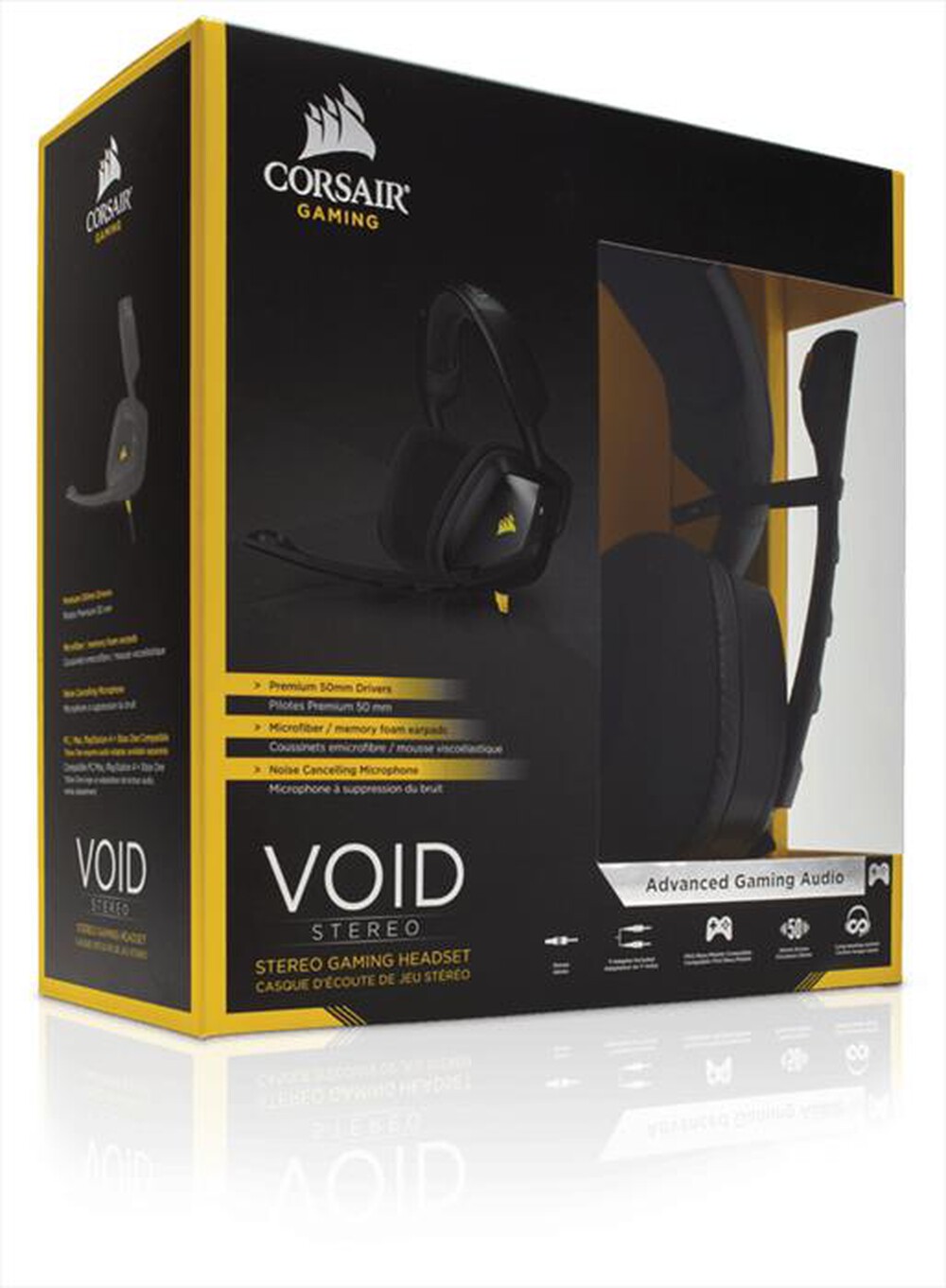 "CORSAIR - Cuffia gamer STEREO CA-Nero"