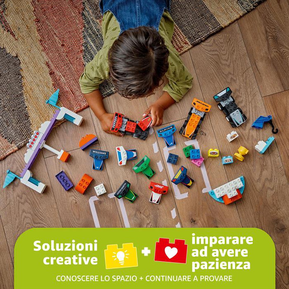Immagine del prodotto LEGO - DUPLO Town Auto da corsa e piloti Team F1® 10445