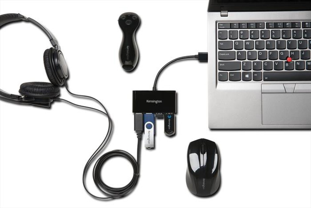 "KENSINGTON - POCKETHUB 4 PORTE USB 3.0-Nero"