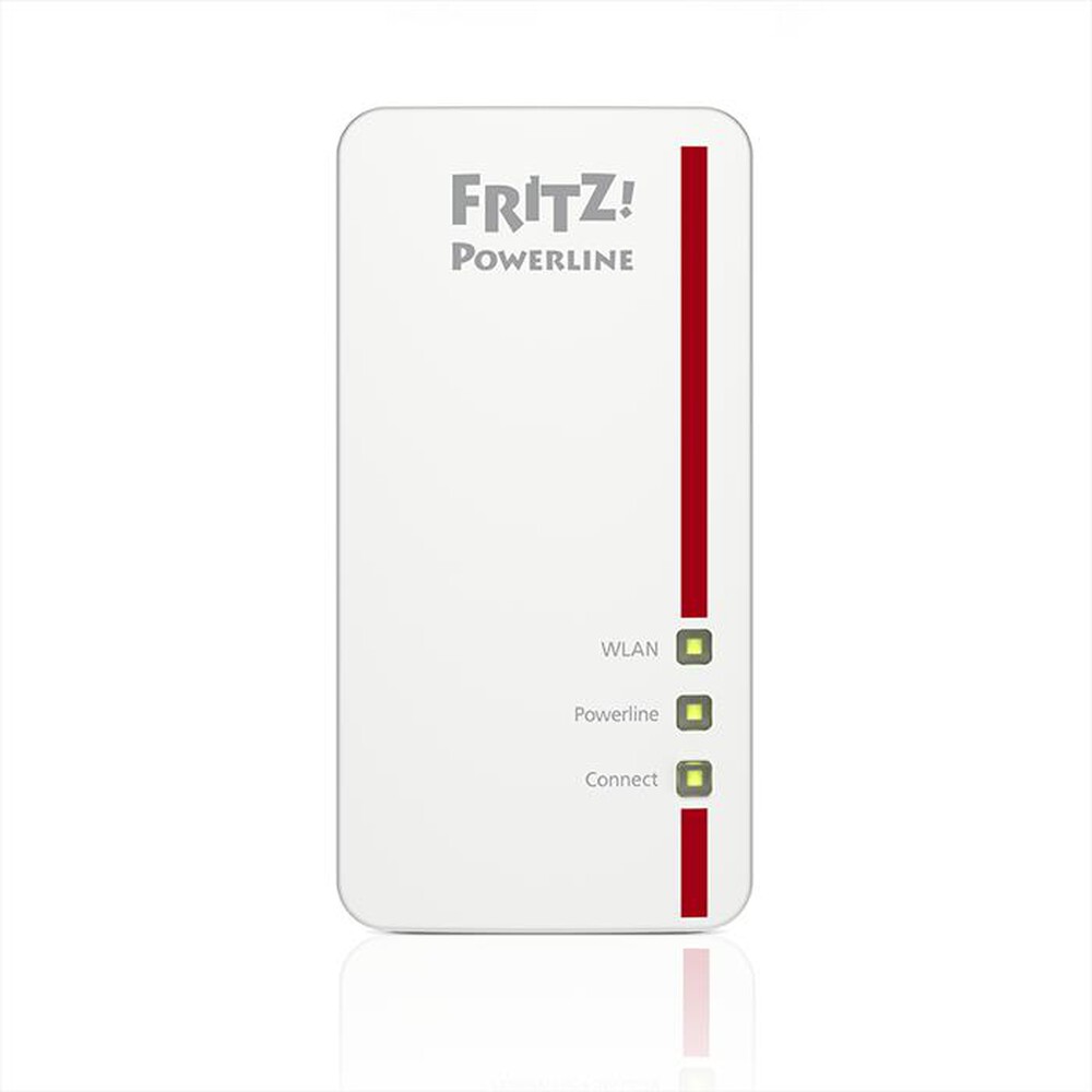 FRITZ! - FRITZ!POWERLINE 1260E INTERNATIONAL-Bianco/Rosso