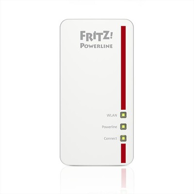 FRITZ! - FRITZ!POWERLINE 1260E INTERNATIONAL-Bianco/Rosso
