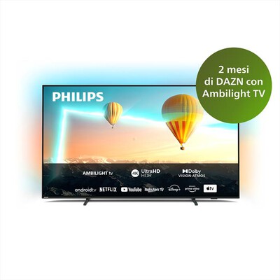 PHILIPS - Smart TV LED UHD 4K 75" 75PUS8007/12-Black