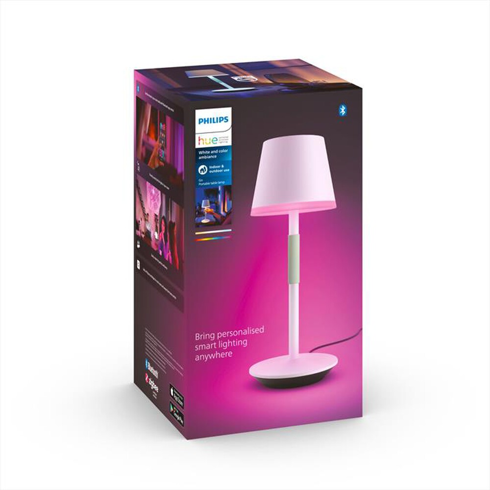 "PHILIPS - HUE GO LAMPADA BIANCA WHITE AND COLOR AMBIANCE-Bianca"