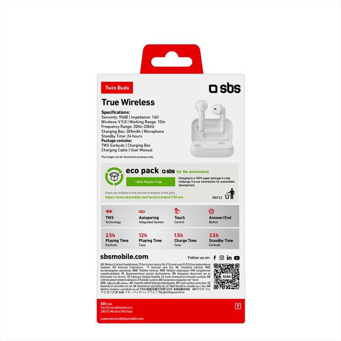 SBS - TEEARTWSHOPBTW - BIANCO | Euronics