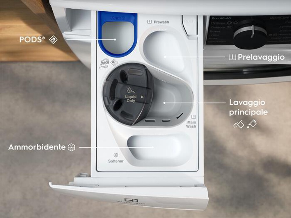 "ELECTROLUX - Lavatrice EW6F310V 10 Kg Classe A-Bianco"