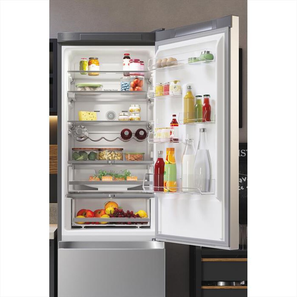 "HOTPOINT ARISTON - Frigorifero combinato HAFC9 TT43SX O3 Classe D-Acciaio inossidabile"