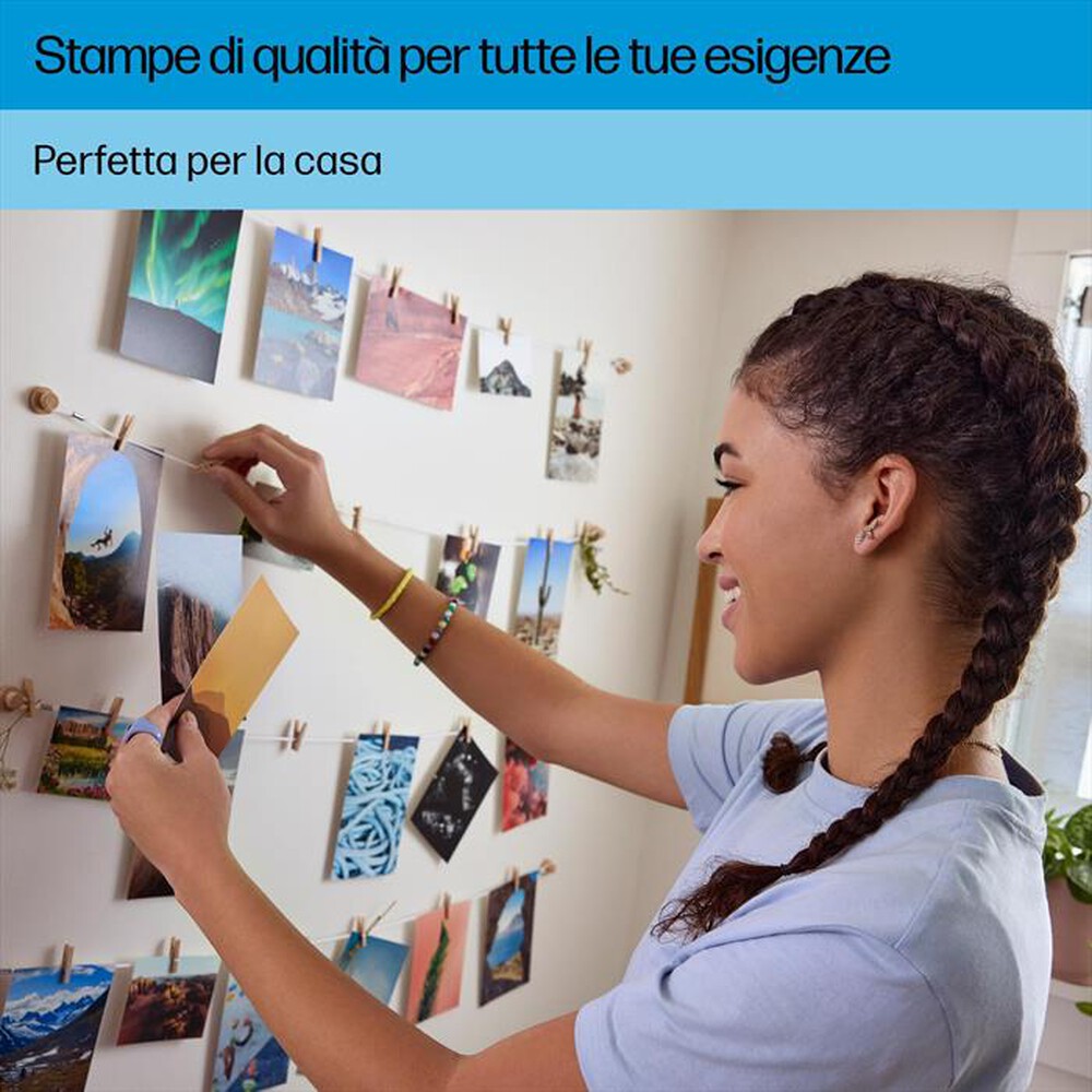 "HP - Stampante ENVY 6120E 3 MESI DI INSTANT INK CON HP+-Bianco"