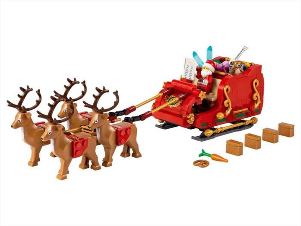 "LEGO - LA SLITTA DI BABBO NATALE 40499-Multicolore"