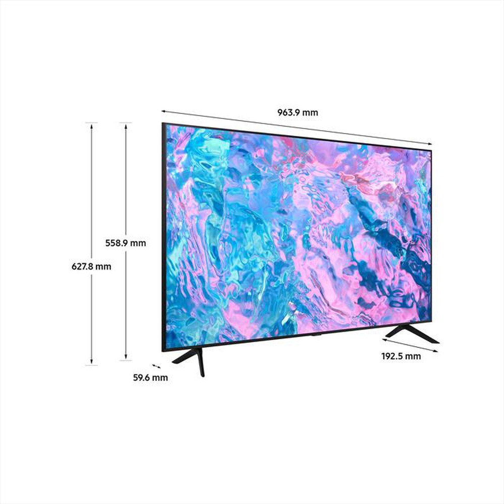 "SAMSUNG - Smart TV LED CRYSTAL UHD 4K 43\" UE43CU7170UXZT-BLACK"