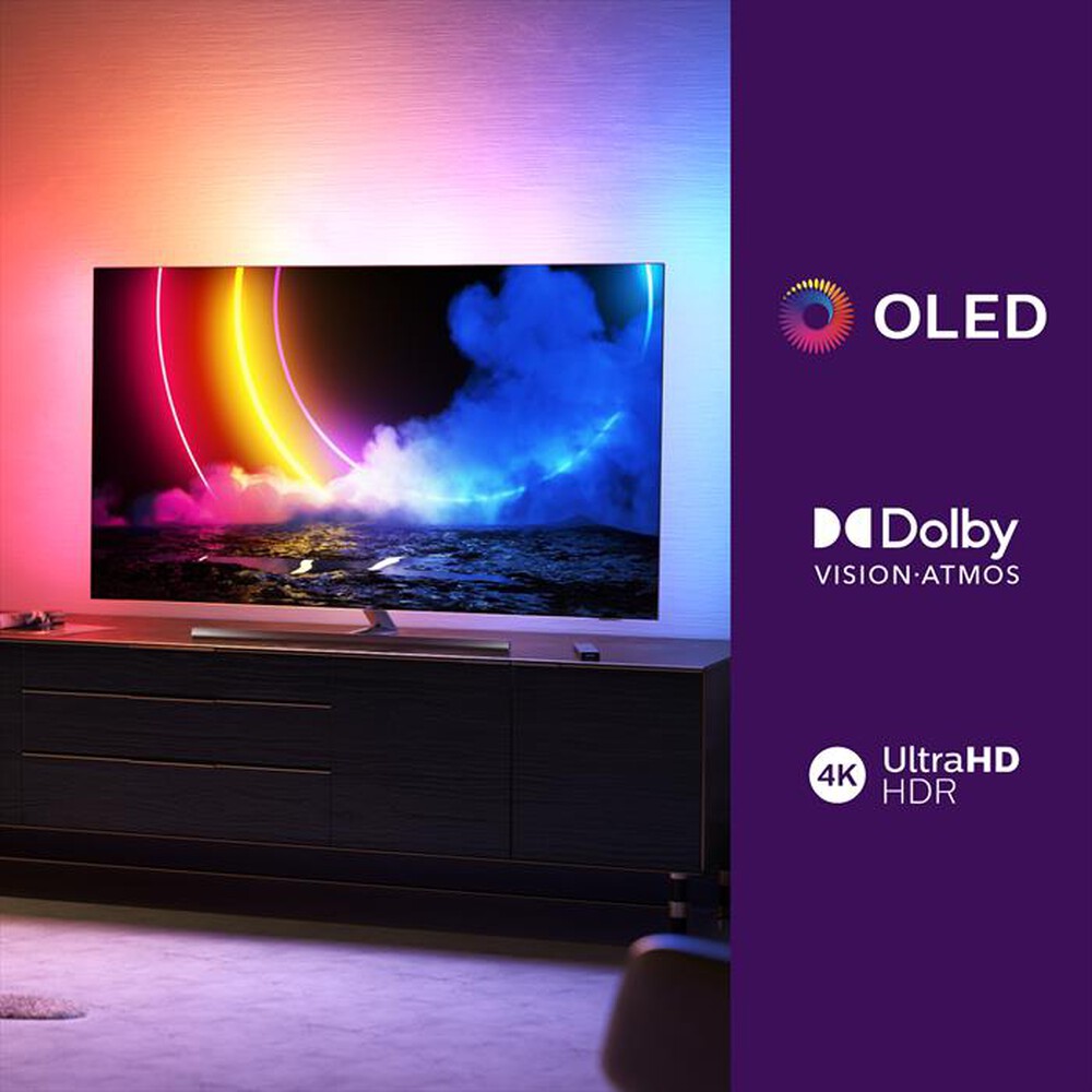 "PHILIPS - SMART TV OLED AMBILIGHT 4K 55\" 55OLED856/12-Black"