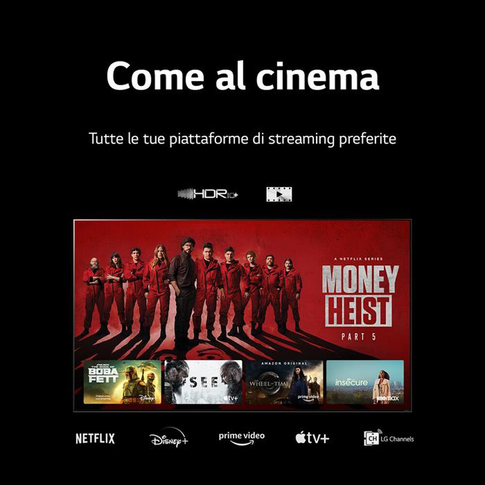 "LG - Smart TV LED UHD 4K 55\" 55QNED826QB-Argento"