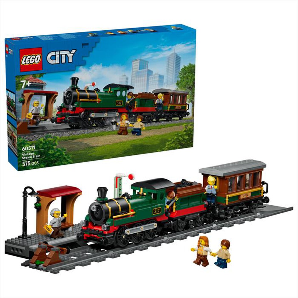 Immagine del prodotto LEGO - CITY Treno a vapore vintage - 60511