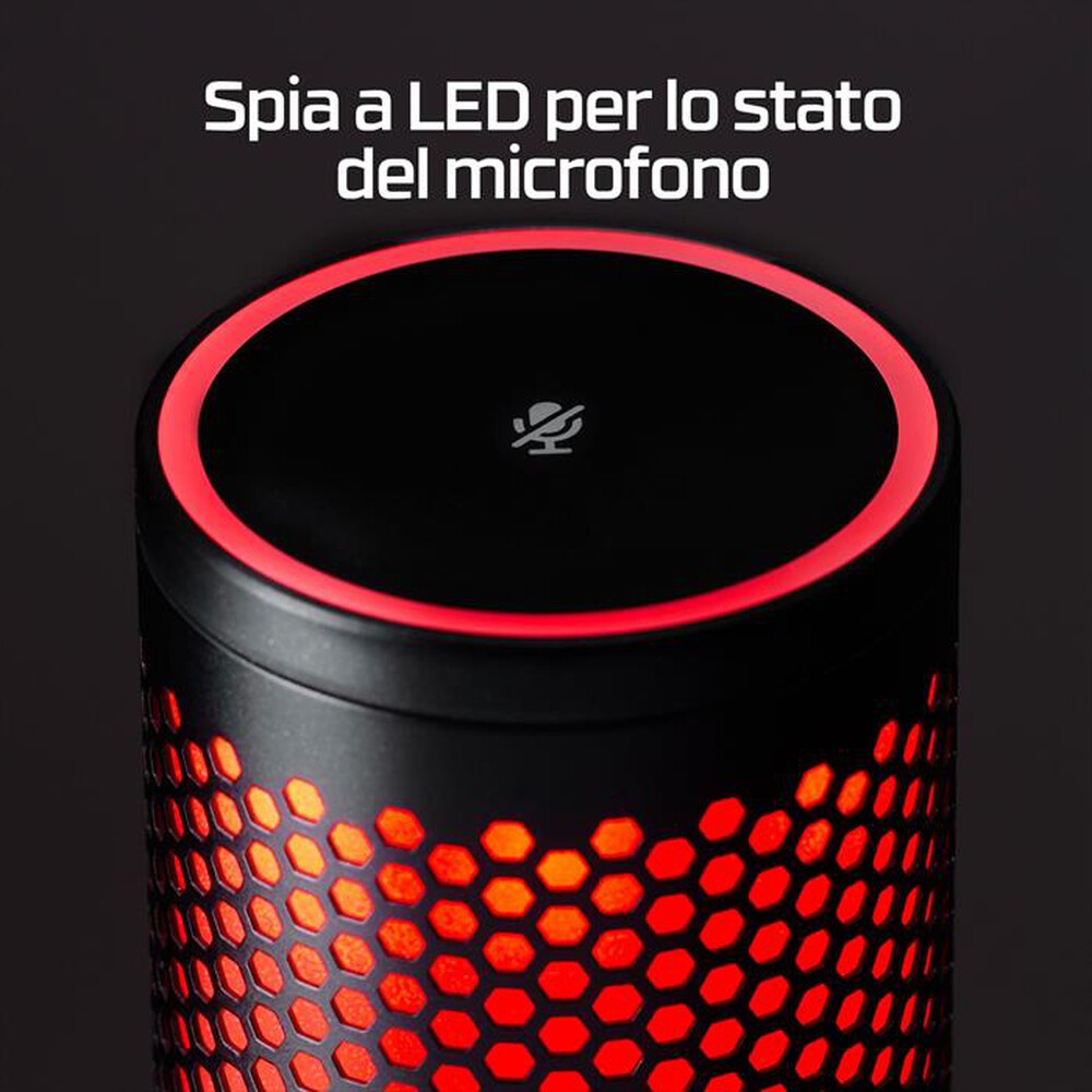 Immagine del prodotto HYPERX - Microfono USB Gaming QUADCAST 2 – USB-Nero