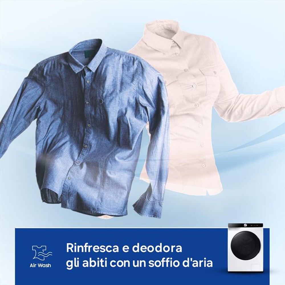 Immagine del prodotto SAMSUNG - Lavasciuga 11/6 Kg WD11DG6B85BKU3 Classe A-bianca con obl&ograve; e display nero