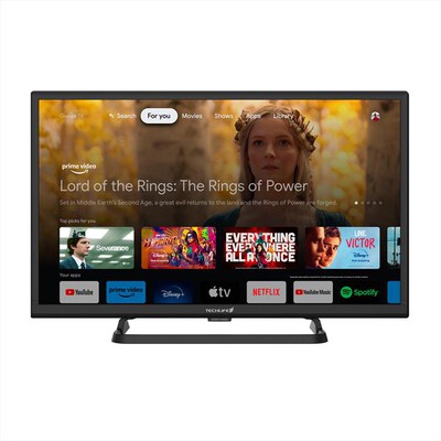 TECHLIFE - Smart TV LED HD READY 24" TE24HG5CGTV-Nero