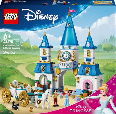 LEGO - DISNEY Castello e carrozza di Cenerentola 43275