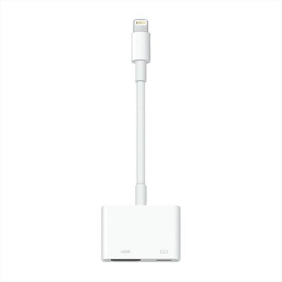 APPLE - Adattatore da Lightning ad AV digitale MW2P3ZMA-Bianco