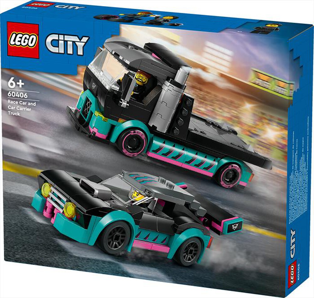Immagine del prodotto LEGO - CITY Auto da corsa e trasportatore 60406