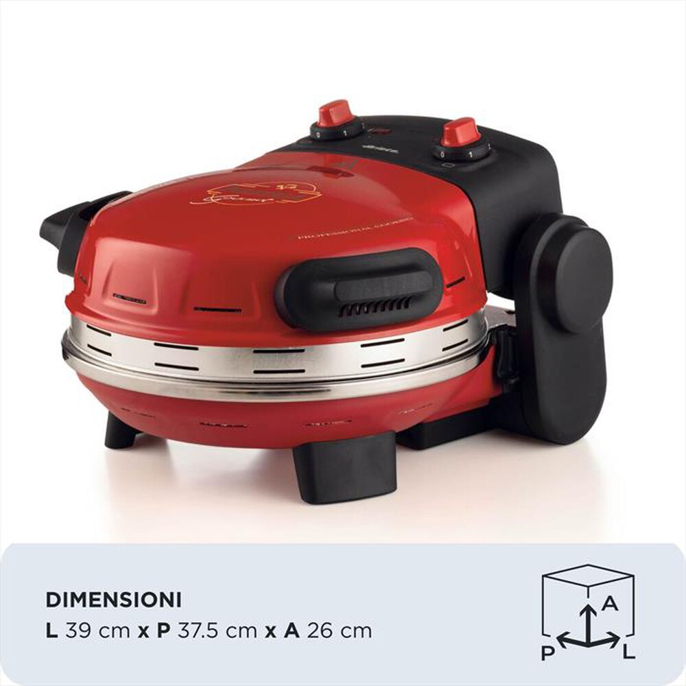 Immagine del prodotto ARIETE - 934 PIZZERIA GOURMET FORNO PIZZA 1500W-Rosso
