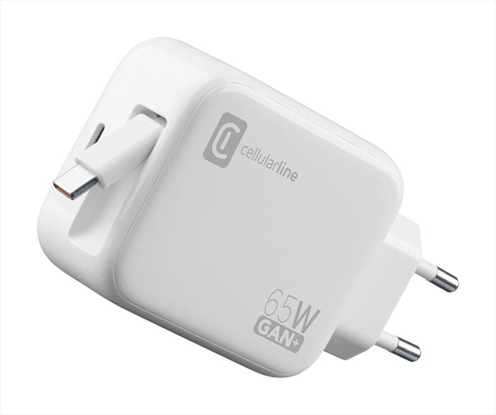 Immagine del prodotto CELLULARLINE - RETRACTABLE POWER 65W-Bianco