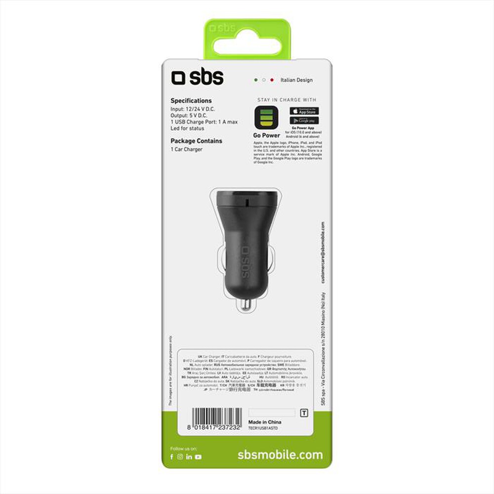 Immagine del prodotto SBS - TECRUSB1ASTD