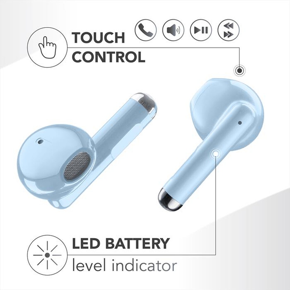 Immagine del prodotto MUSIC SOUND - Auricolare Bluetooth a capsula BREEZE-Azzurro