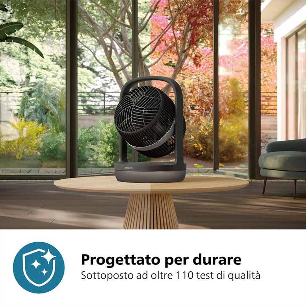 "PHILIPS - Ventilatore da tavolo SERIES 3000 CX3050/02-Nero"