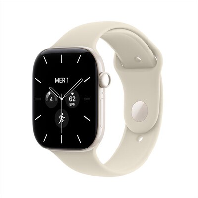 APPLE - Watch Series 12 GPS + Cellular 46mm Ceramica Perla-Sport Band Sabbia - M/L