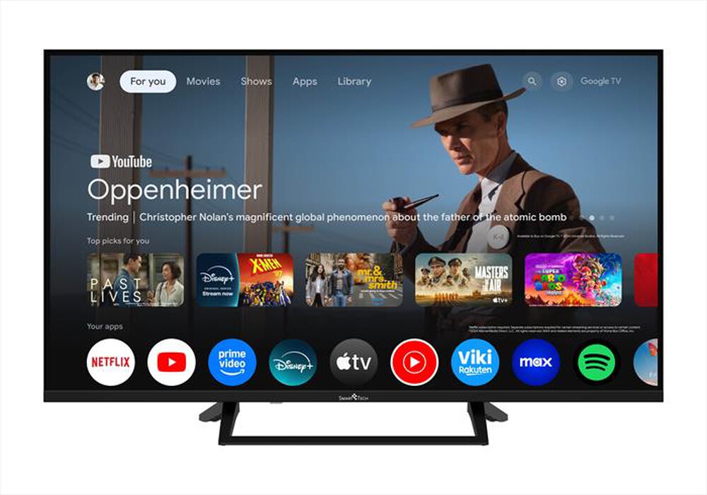 Immagine del prodotto SMART TECH - Smart TV QLED FHD 40" 40QG01V-nero